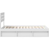  Okvir za krevet Bijelo 90 x 190 cm Čvrsto borovo drvo | shoptok.hr