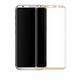 kaljeno zaščitno steklo za samsung galaxy S8, full cover 3D, zlato