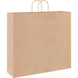  Papirnate vrečke 250 kosov z ročaji rjave barve 54x15x49 cm, (5000160957) | Shoptok.si