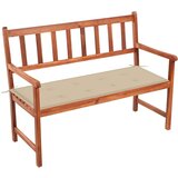  Klupa s jastukom 120 cm od masivnog bagremovog drva | shoptok.hr