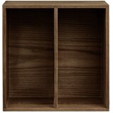House Nordic Tamno smeđa polica s više razina od punog hrasta 30 cm Townsville – | shoptok.hr