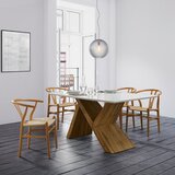 Bessagi Home jedilna miza jako, hrast, bela | Shoptok.si