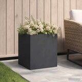  Vrtna saksija Crna 45 x 45 x 45 cm Čelična vrata - Crna 45 x 45 x 45 cm 1 | shoptok.hr