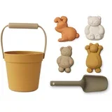 igraći set za plažu dante classic golden caramel multi mix