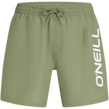 O'neill Kratke kopalne hlače 'Logo 16''' oliva / bela | Shoptok.si
