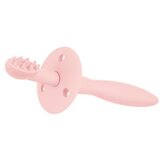 Canpol babies silikonska cetkica sa glodalicom za negu desni i zubica51/500 - pink ( 51/500_pin ) cene