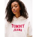 Tommy Jeans Majica 'VARSITY' mornarska / živo rdeča / bela | Shoptok.si