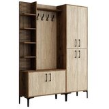 Hanah home cipelarnik sa čivilukom viyana d walnut travertine | ePonuda.com