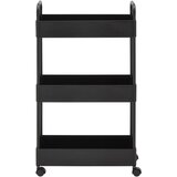 Bessagi Home Kopalniški Regal Sandro, S Kolesci, Črna | Shoptok.si