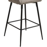 MID.YOU BARSKI STOL, črna, rjavosiva | Shoptok.si