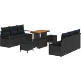  Sjedeća garnitura za vrt 9 kom. poliratan 175 x 62 x 85 cm | shoptok.hr