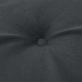  Jastuk za vrtnu klupu antracit 120 x 50 x 3 cm tkanina Oxford | shoptok.hr