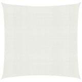  Senčno jadro 160 g/m² belo 2,5x2,5 m HDPE | Shoptok.si