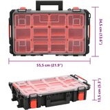 vidaXL Prijenosni kovčeg crni 55,5x34,5x13,5 cm od PP-a | shoptok.hr