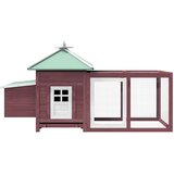  Kokošinjac boja kave 190 x 72 x 102 cm od masivne jelovine | Eponuda.com