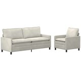  Set sofe 2 pcs Krem Baršun | shoptok.hr