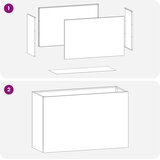  Vrtna saksija 2 kom. Srebrna 80 x 40 x 50 cm Nehrđajući čelik | shoptok.hr