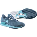 Head Sprint Pro 3.5 AC Grey/Teal Women's Tennis Shoes EUR 40.5
