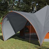  Teepee šotor s streho Siva in oranžna 600 x 600 x 347 cm, (5000091083) | Shoptok.si