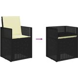  Vrtni set za objed s jastukom 9 pcs Antracit i krem PP | shoptok.hr