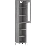  Visoka komoda siva sonome 34,5x34x180 cm od konstruiranog drva | shoptok.hr