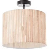 Brilliant - Plafonsko svetlo WIMEA 1xE27/52W/230V, prečnik 30 cm, crna/bež