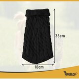  Purlov Džemper za ljubimce Crni 36x18cm L | Eponuda.com