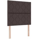  Krevet od pjene s madracem i LED-om Tamno smeđa 120 x 200 cm - Tamno smeđa 120 x 200 cm Dizajn s rombovima | shoptok.hr