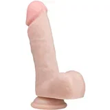 Realistični dildo - 17,5 cm, kožni