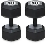 SPORT bučice set 20kg, Hex tegovi, 2x10kg