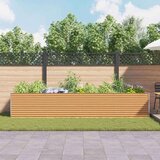  Vrtna visoka greda 390 x 100 x 68 cm Cinkana jeklena, (5000287793) | Shoptok.si