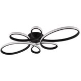 Tri O črna LED stropna svetilka 45.5x83 cm Fly | Shoptok.si