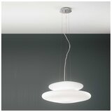  Ondaluce - Visilica na sajli PAGODA 3xE27/15W/230V + 2xE27/15W, prečnik 50 cm, bela | Eponuda.com