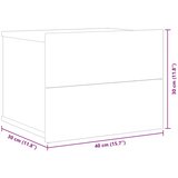  Noćni ormarić boja hrasta sonome 40x30x30 cm konstruirano drvo | shoptok.hr