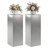 Stalak za biljke 2 pcs Srebrna 30 x 30 x 80 cm Nehrđajući čelik | shoptok.hr