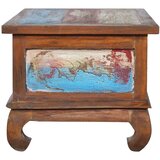  Stolić za kavu 80 x 50 x 40 cm od obnovljene tikovine - Šareni 1 | shoptok.hr