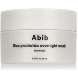Rice Probiotics Overnight Mask Barrier Jelly nočna vlažilna maska 80 ml unisex