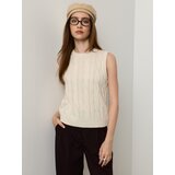 Sinsay Pleteni prsluk s pletenim uzorkom | shoptok.hr