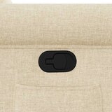  Naslonjač na podizanje od tkanine krem | shoptok.hr