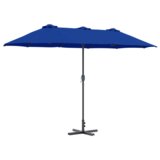  Vrtni suncobran Plava 380 x 196 x 235 cm | shoptok.hr