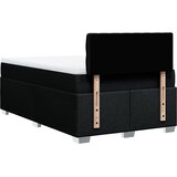  Krevet box spring s madracem crni 120 x 190 cm od tkanine | shoptok.hr