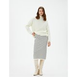 Koton Midi Knitwear Skirt Normal Waist Cene