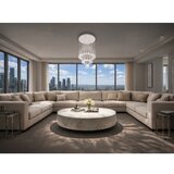  LED Kristalno stropno svetlo NAURU LED/24W/230V prečnik 40 cm sjajni hrom + daljinski upravljač | Eponuda.com