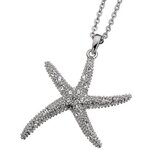  Ženski oliver weber starfish large crystal lančić sa swarovski belim kristalnim priveskom ( 11138 ) Cene'.'