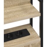 vidaXL Skladiščni naslon sonoma hrast 180 cm Konstruiran les | Shoptok.si