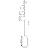  podna lampa etno 4xG9/8W/230V bela | Eponuda.com