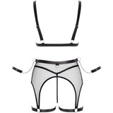 Cottelli Bondage prozirni mrežasti set s lancima (crna) | shoptok.hr