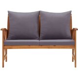  Klupa s jastucima 119 cm od masivnog bagremovog drva | shoptok.hr