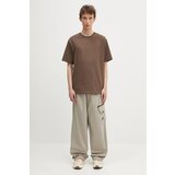 The North Face Pamučna majica Relaxed za muškarce, boja: smeđa, s aplikacijom, NF0A8C351OI1 | shoptok.hr