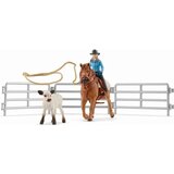 Schleich 42577 - Farm World - Team Roping Cowgirl | Shoptok.si